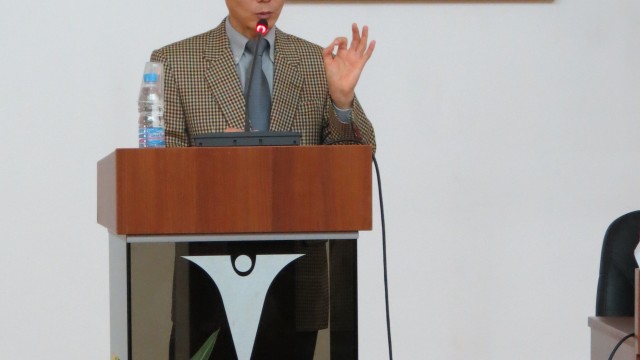 ВУЗФ беше домакин на публична лекция на посланика на Република Корея в България Шин Менг-хо