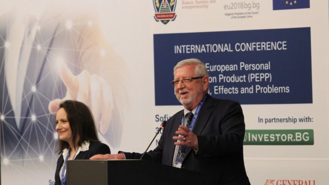 Международната конференция PEPP в София, която се организира от ВУЗФ, за пръв път даде трибуна на евродепутати и делегати от цяла Европа да обсъдят рамката на общоевропейски пенсионноосигурителен продукт