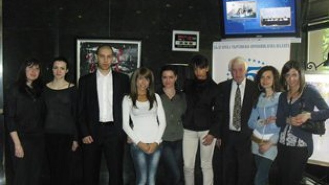 VUZF students visiting the Bulgarian Chamber of Commerce and Industry